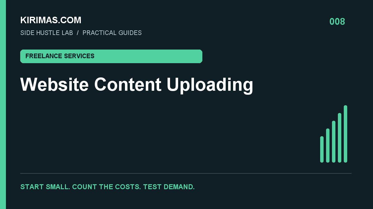 Kirimas.com guide: Website Content Uploading: A Practical Service for Busy Creators
