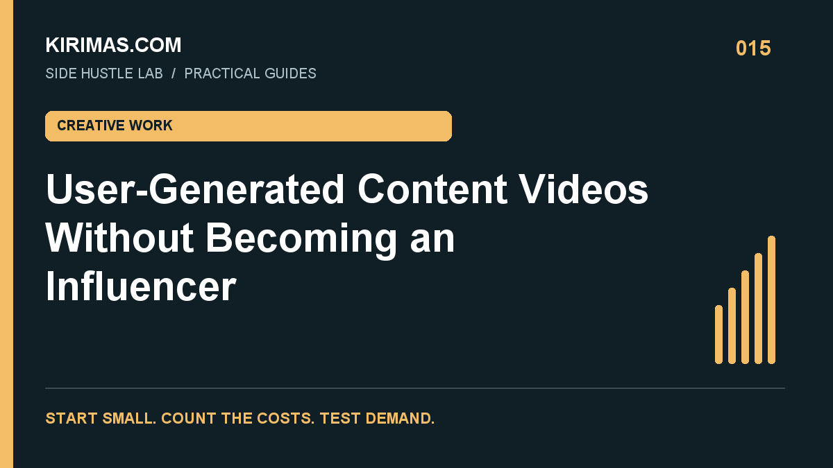 Kirimas.com guide: User-Generated Content Videos Without Becoming an Influencer