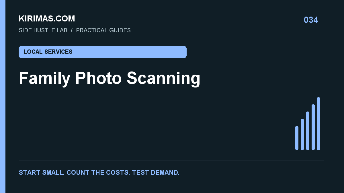 Kirimas.com guide: Family Photo Scanning: Turn a Box Into an Organized Archive