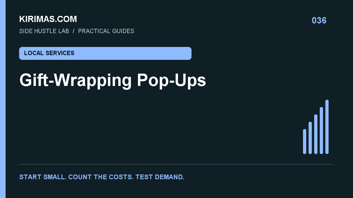 Kirimas.com guide: Gift-Wrapping Pop-Ups: Test Demand Before the Holiday Rush