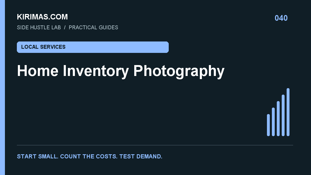 Kirimas.com guide: Home Inventory Photography: Help Owners Document What They Have