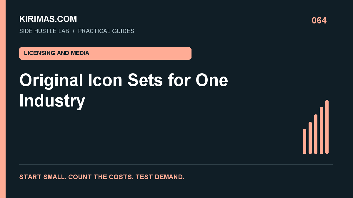 Kirimas.com guide: Original Icon Sets for One Industry
