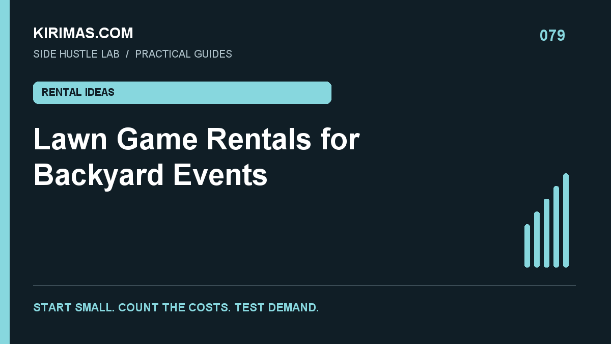 Kirimas.com guide: Lawn Game Rentals for Backyard Events