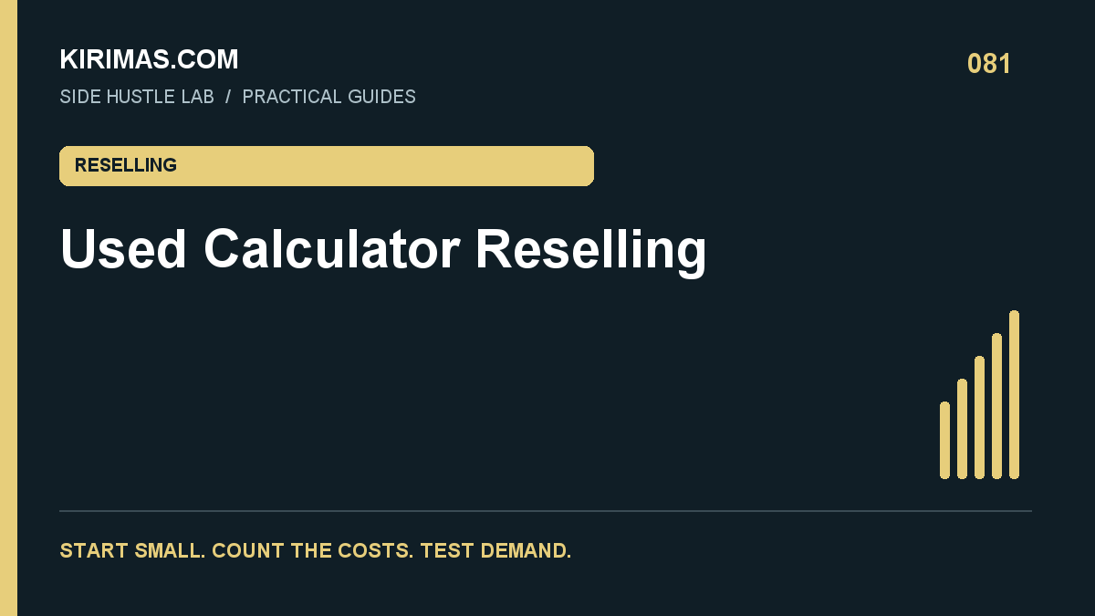 Kirimas.com guide: Used Calculator Reselling: Learn Model Numbers Before Buying