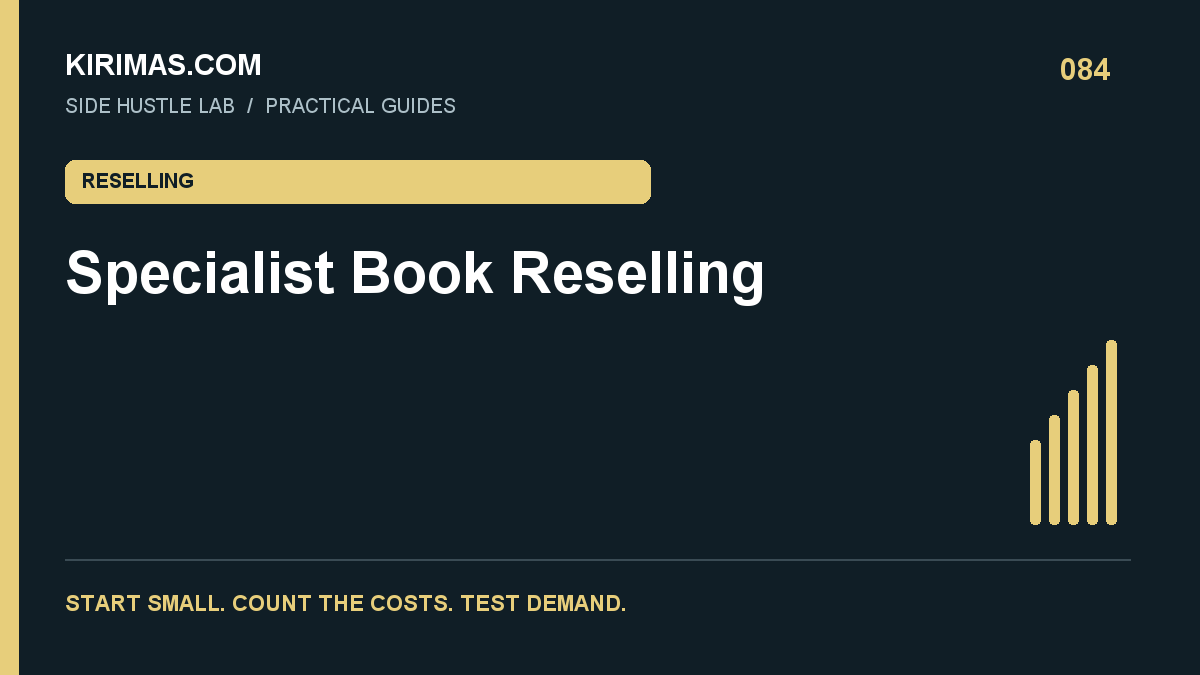 Kirimas.com guide: Specialist Book Reselling: Focus on Editions and Condition