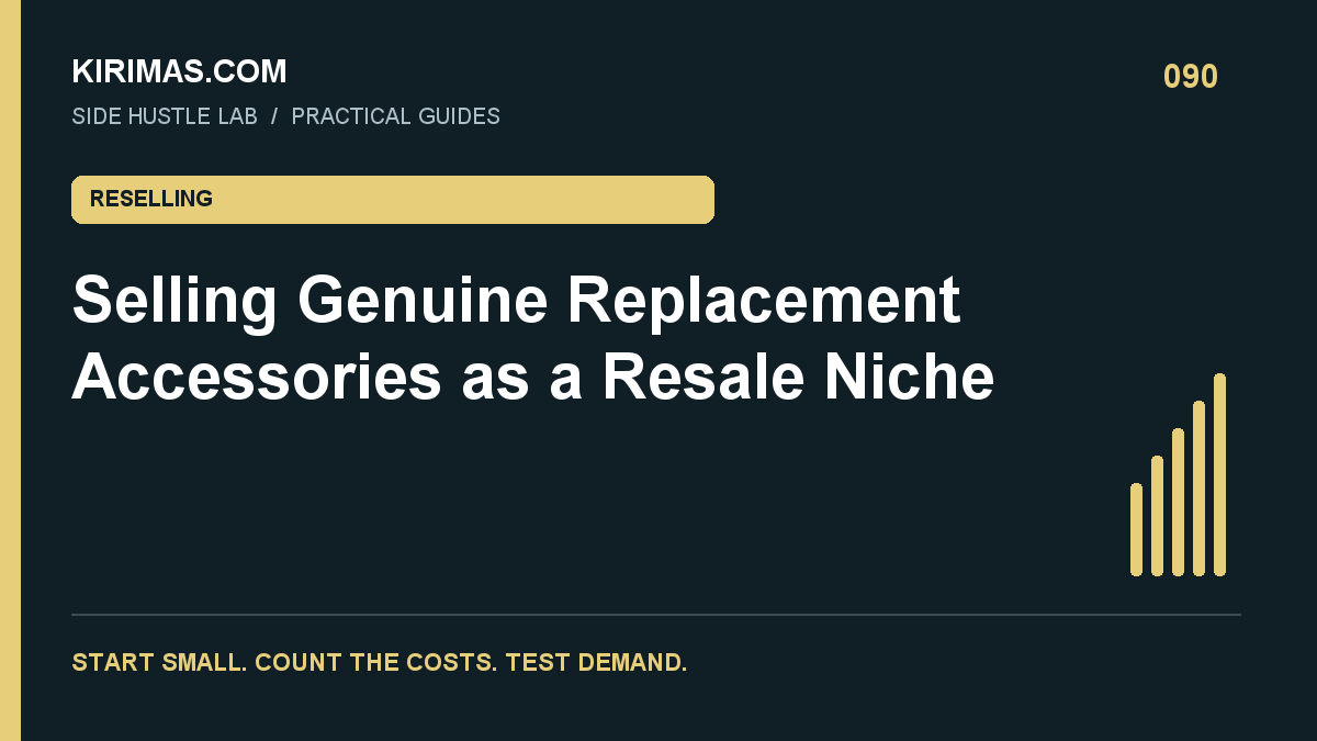 Kirimas.com guide: Selling Genuine Replacement Accessories as a Resale Niche